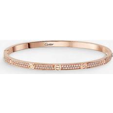 Cartier Rose Gold And Diamond-Paved Love Bracelet rose gold 15