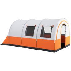 OutSunny 5-6 Man 3000mm Waterproof Tunnel Family Tent Shelter