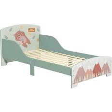 ZONEKIZ Toddler Bed Frame with Animal Theme 30.3x56.3"