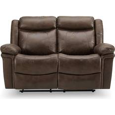 Home Details Small Couch Brown Sofa 151cm 2 Seater