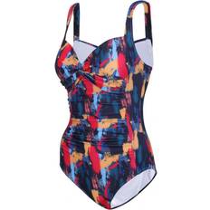 Regatta Swimwear Regatta Women's Sakari Tummy Control Costume - Navy Brush Stroke