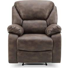 GRS Mercer Brown Armchair 104cm