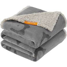 Feandrea Waterproof Dog Blanket, Sherpa Fleece Pet Blanket