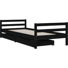 vidaXL Kids Bed Frame with Drawers 37.6x77"