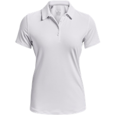 Under Armour Sportswear Garment - Women Polo Shirts Under Armour Women's Playoff Polo Shirt - White/Halo Gray