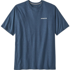 Patagonia Men T-shirts & Tank Tops Patagonia Men's P-6 Logo Responsibili-Tee - Utility Blue