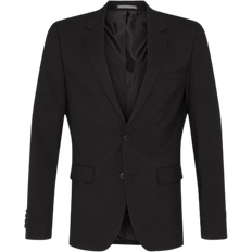 Men - Viscose Blazers Burton Slim Fit Essential Suit Jacket - Black
