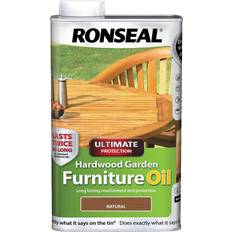 Ronseal Ultimate Protection Hardwood Furniture Wood Oil Natural 1L