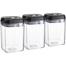 Argon Tableware Flip Lock Food Container 3pcs 0.8L