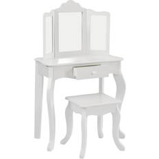 Storage Option Dressing Table Kid's Room Liberty House Toys Kids Vanity Table with Stool