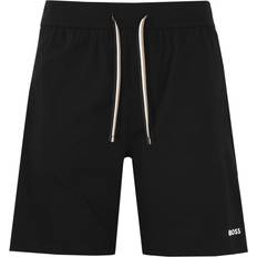 L - Men Sleepwear BOSS Unique Pyjama Shorts - Black