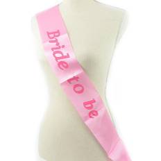 Shatchi Sashes Bride To Be Pink