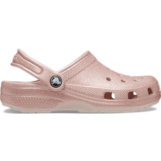 Pink Slippers Children's Shoes Crocs Kid's Classic Glitter Clog - Quartz Glitter