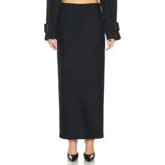 Wardrobe.NYC Drill Column Skirt in Black Black. also in L, M, XL, XS, XXS