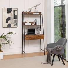 Westwood 3 Tier Ladder Brown Book Shelf 180cm