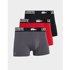 Lacoste Red Men's Underwear Lacoste Pack Boxers Multi Coloured