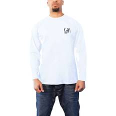 Korn requiem logo pocket white long sleeve shirt