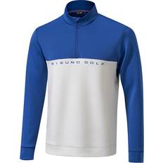 Mizuno Men - Sportswear Garment Jackets Mizuno Trace 1/4 Zip Golf Midlayer White