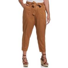 Ella Plus Womens Twill High Rise Cargo Pants