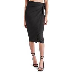 Steve Madden Isadora Linen Blend Wrap Skirt