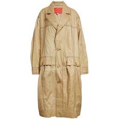 Gold Coats Eckhaus Latta Oversize Coated Nylon Trench Coat