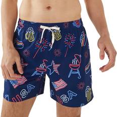 Chubbies Men's Classic 5.5" Swim Trunks, XXL, Patriotic Lights