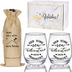 House Warming Gifts New Home Wine Glass 44.4cl