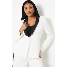 Slim - Women Suits Coast lapel satin single breasted blazer