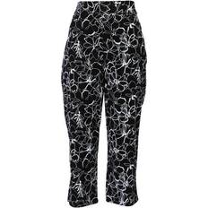 Gloria Vanderbilt Womens High-Rise Print Capris BLACK/WHITE