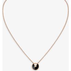 Cartier Jewellery Cartier Womens Onyx Amulette de 18ct Rose-gold, Onyx and Diamond Necklace