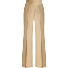 Gabriela Hearst Vesta Pant in Hay Virgin Wool and Silk Linen