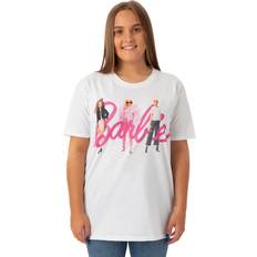 Barbie white short sleeved t-shirt womens