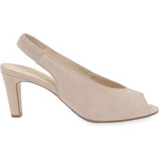 Beige - Women Heeled Sandals Gabor Eternity - Rouge