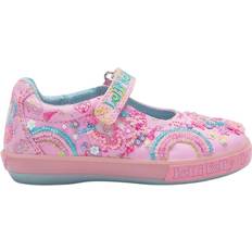 Pink Ballerinas Children's Shoes Lelli Kelly Infant Eliza Dolly Canvas Shoes - Pink Fantasy Unicorn