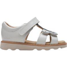 Clarks Toddler Crown Beat - White Patent