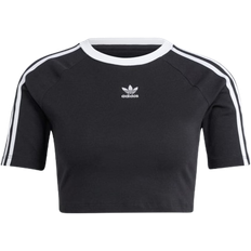 Adidas Women T-shirts adidas 3-Stripes Baby T-shirt - Black