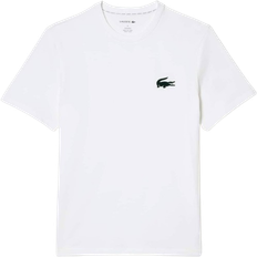Lacoste Men T-shirts Lacoste Men Cotton Jersey Lounge T-shirt - White