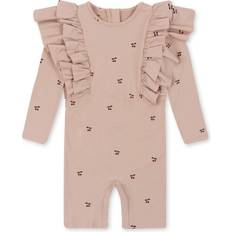 Konges Sløjd Manuca Frill Onesie - Cherry Blush (KS100960)