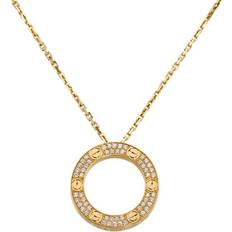 Cartier Necklaces Cartier Yellow Gold And Diamond Love Necklace gold One