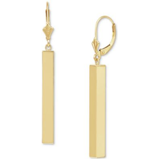 Macy's Tube Linear Drop Earrings - Gold