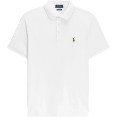 Polo Ralph Lauren White Polo Shirts Polo Ralph Lauren Slim Fit Soft Touch Polo Shirt - White