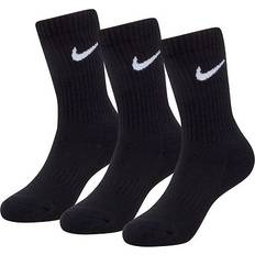 Nike Boys Socks Nike Little Kid's Dri-Fit Crew Socks 3-pack - Black