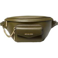 Michael Kors Bum Bags Michael Kors Maisie Large Pebbled Leather 2-in-1 Sling Pack - Olive