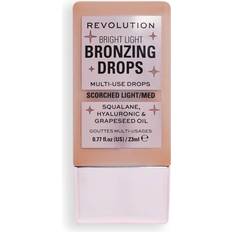 Cream/Gel/Liquids/Mousse - Dry Skin Bronzers Makeup Revolution Bright Light Bronzing Drops Bronze Scorched