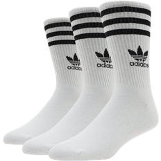 Adidas Men - White Clothing Adidas Mid Cut Crew Socks 3-pack - White/Black