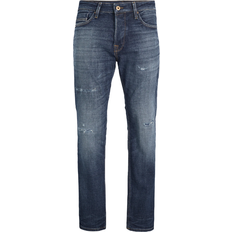 Jack & Jones Mike Wood 681 Tapered Fit Jeans - Blue/Blue Denim