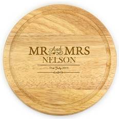 Personalised Memento Company Mr and Mrs Chopping Board 25cm