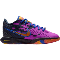 Fabric Basketball Shoes Nike LeBron XXI SE GS - Hyper Violet/Obsidian/University Gold/Hyper Royal