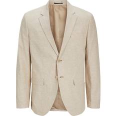 Beige Blazers Jack & Jones Riviera Slim Fit Blazer - Beige/Travertine