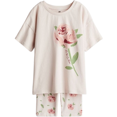 Sportswear Garment Other Sets Children's Clothing H&M Printed 2-piece Set - Powder Pink/La Vie En Rose